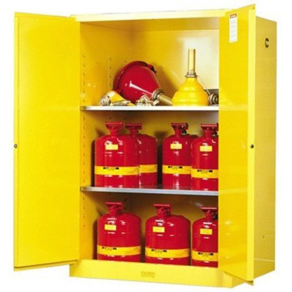 Justrite $SAFETY CABINET 90 GAL. EX CLASSIC YEL JT899000